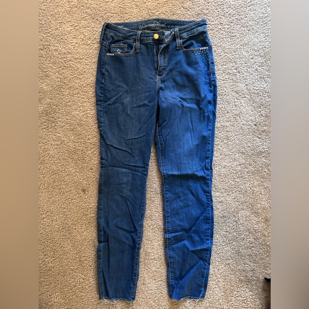 Custom Embellished Universal Threads Jeans - Picture 2 of 5